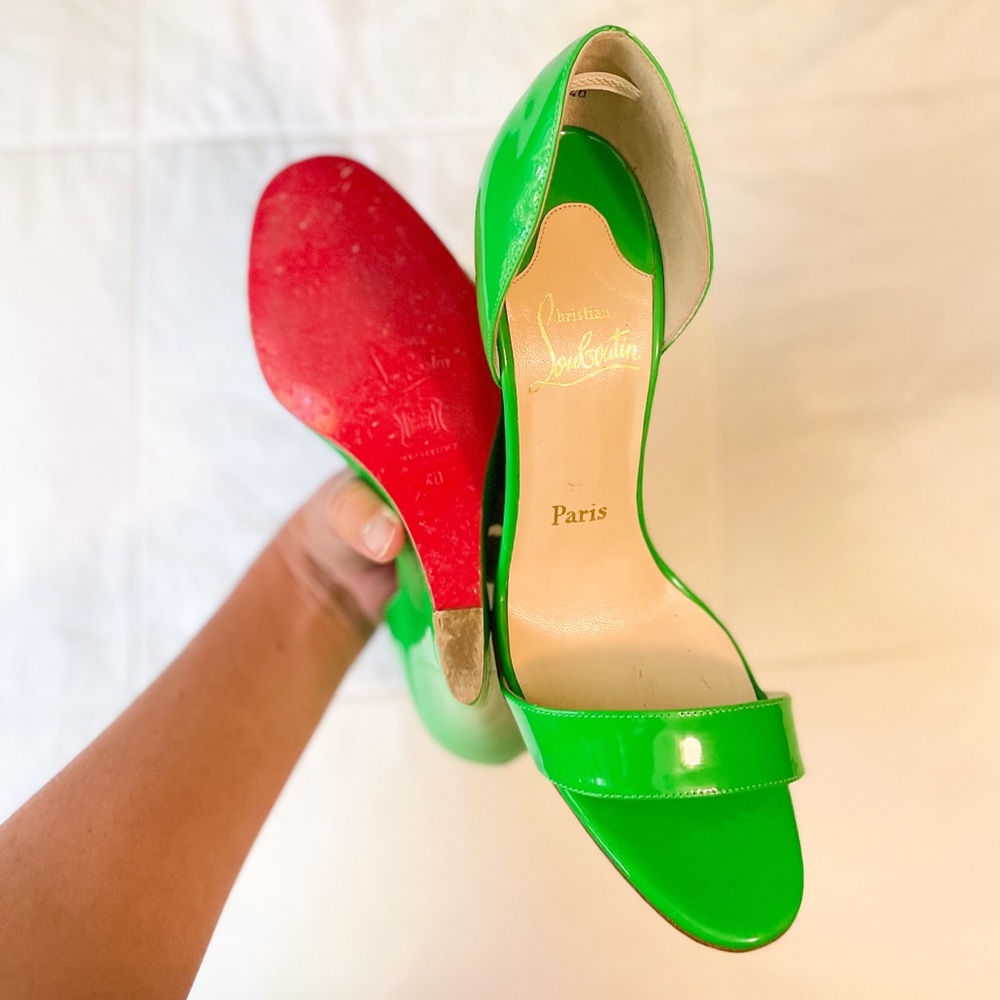 Christian Louboutin Neon Green Heels
